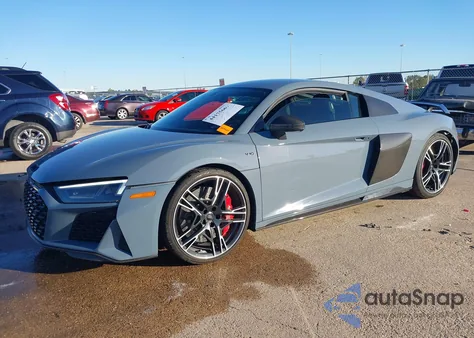 2020 Audi R8 V10 Performance Quattro S Tronic z USA, uszkodzony, nr VIN WUAKBAFX9L7900780